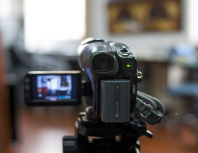 LCD screen on camera