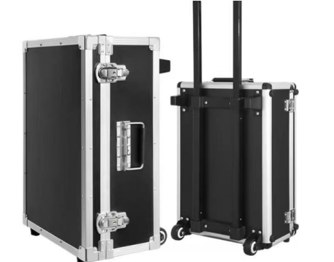 LCD screen on the suitcase